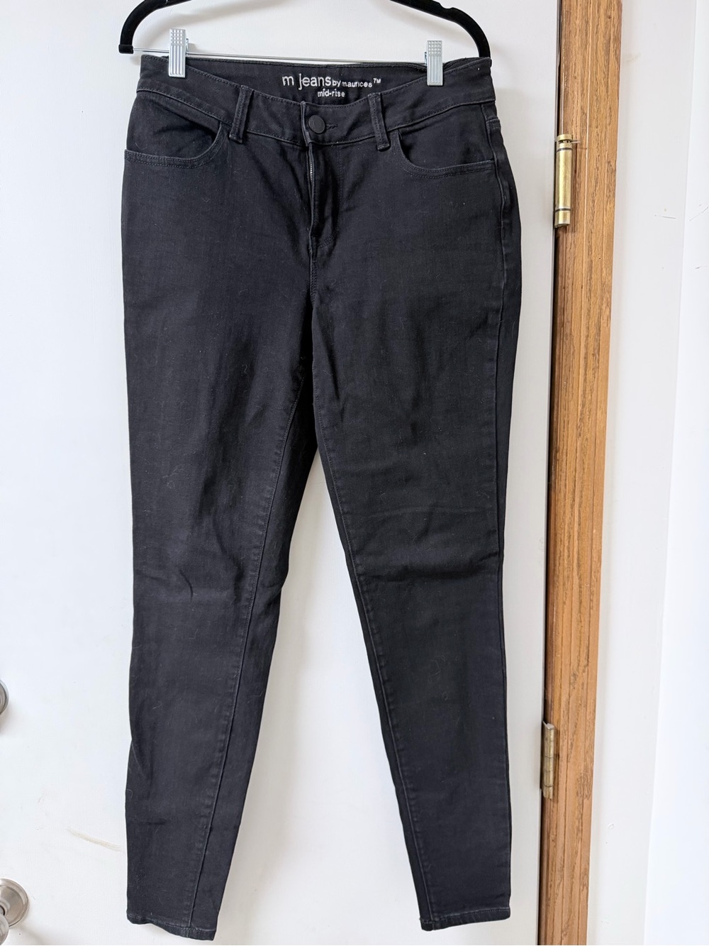 Maurices Black Skinny Jeans - High Rise